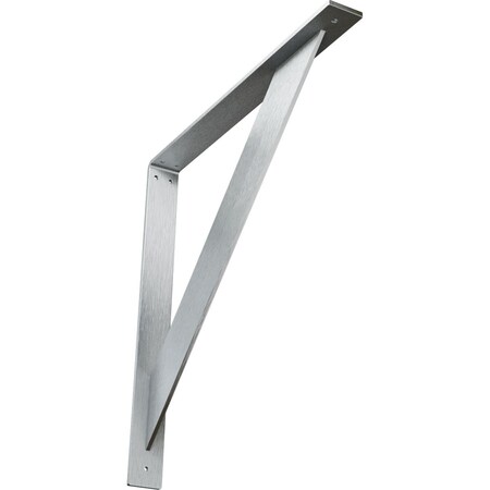 Ekena Millwork Traditional Steel Bracket, Unfinished 2"W x 20"D x 20"H BKTM02X20X20TRCRS